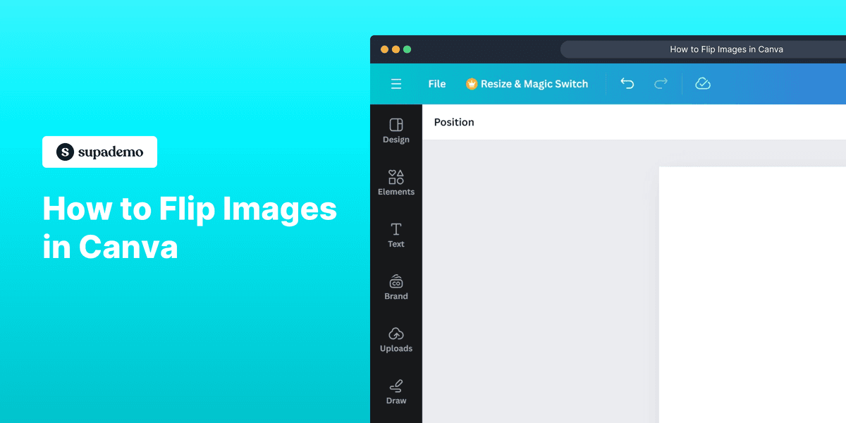 How to Flip Images in Canva