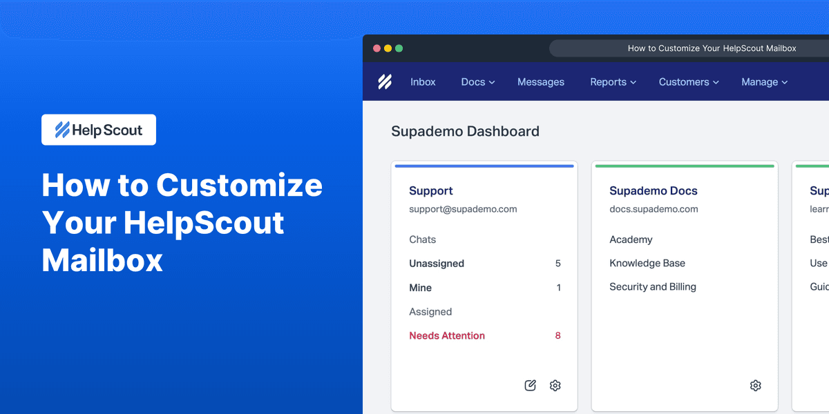 How to Customize Your HelpScout Mailbox