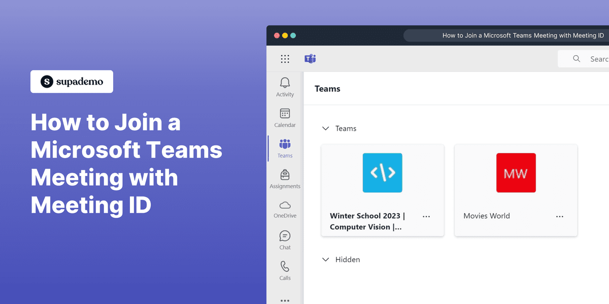 How to Join a Microsoft Teams Meeting with Meeting ID