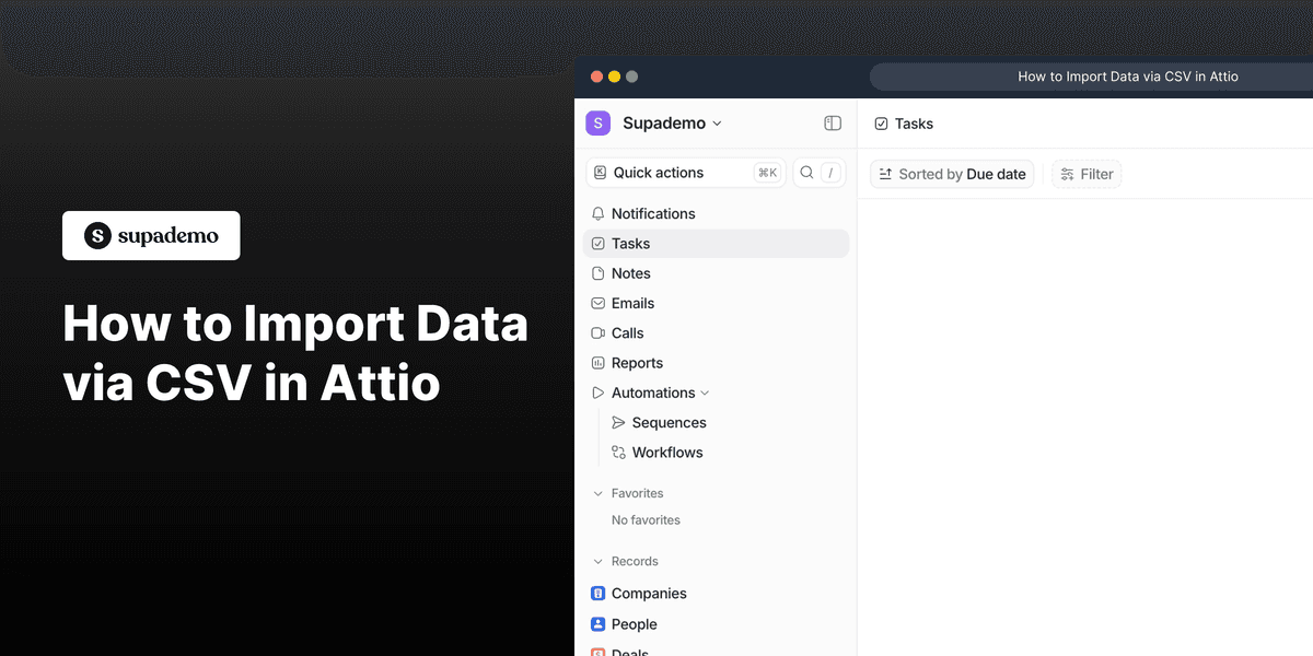 How to Import Data via CSV in Attio
