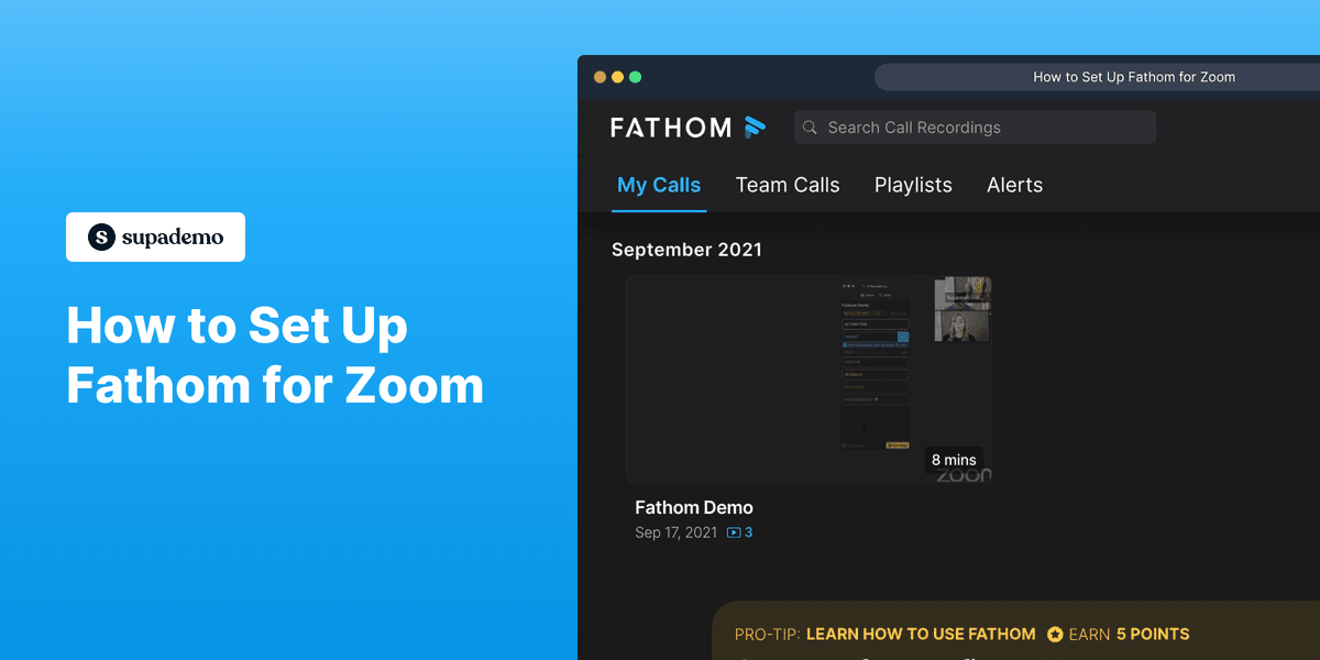 How to Set Up Fathom for Zoom