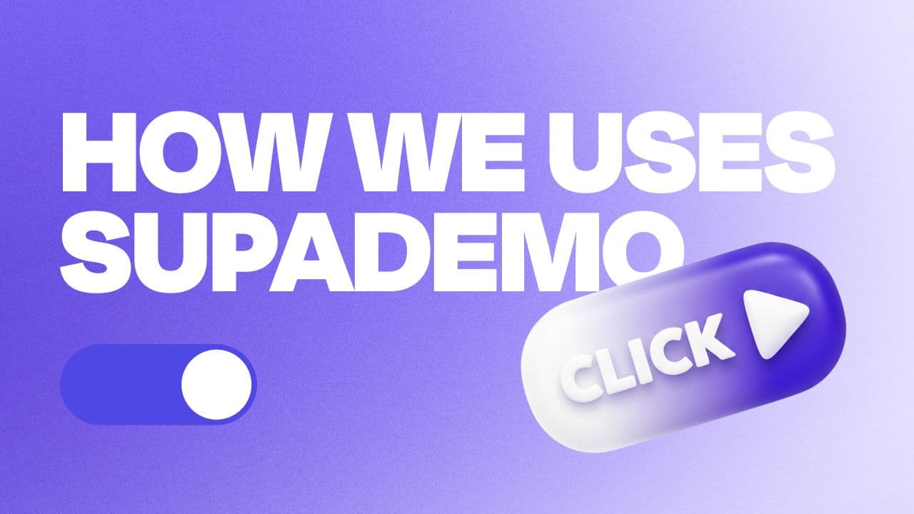 How Supademo uses Supademo for Demo Automation