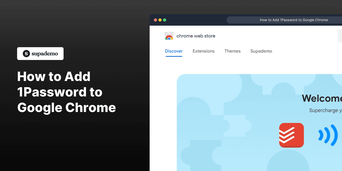 How to Add 1Password to Google Chrome