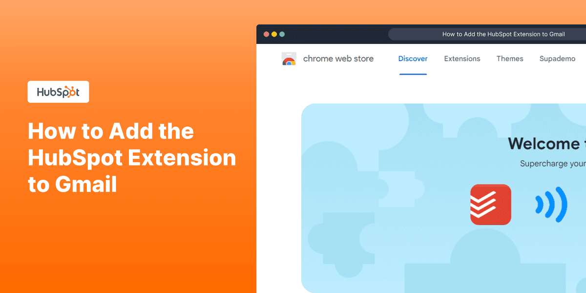 How to Add HubSpot Extension to Gmail