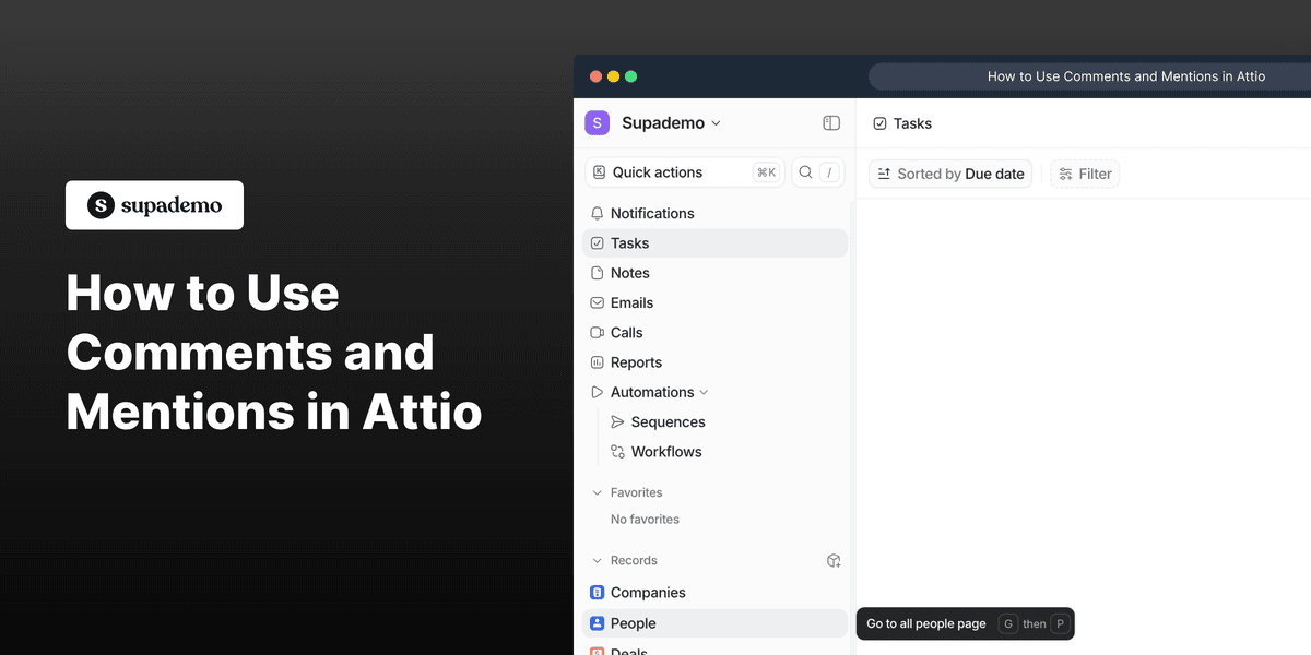 How to Use Comments and Mentions in Attio