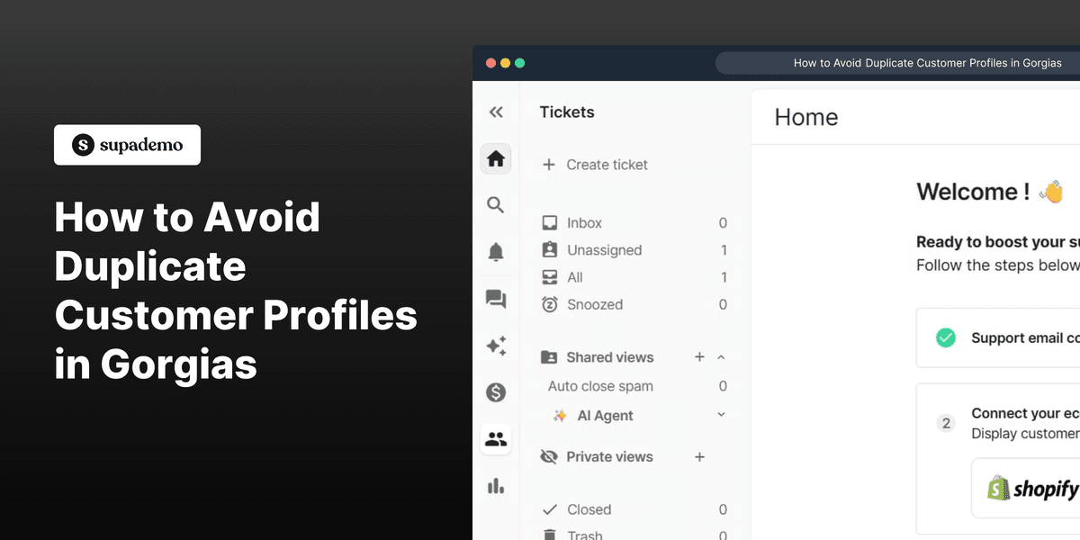 How to Avoid Duplicate Customer Profiles in Gorgias