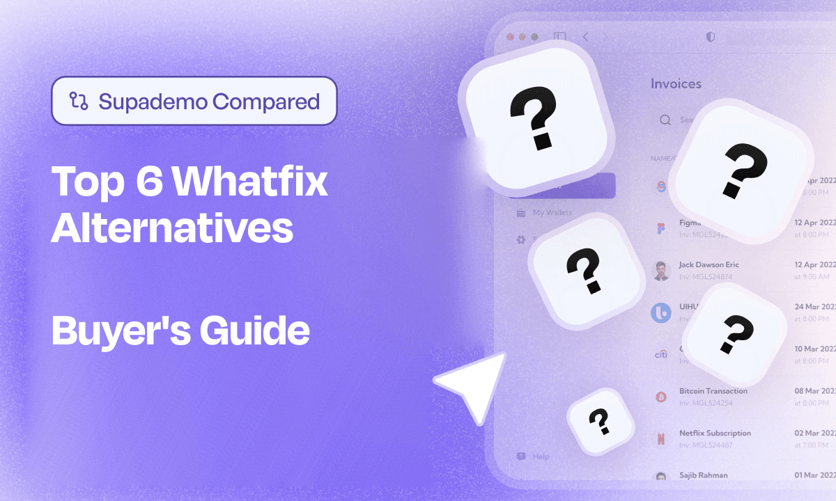 Top 6 Whatfix Alternatives & Competitors 2026