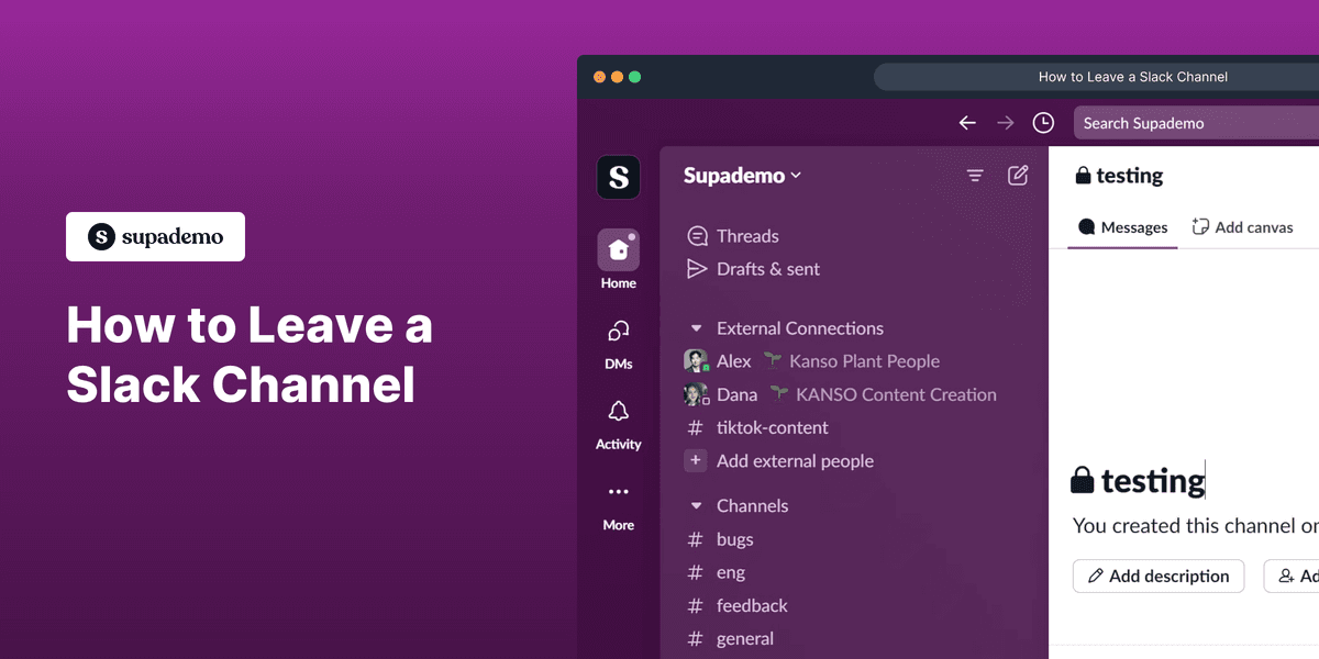 How to Leave a Slack Channel