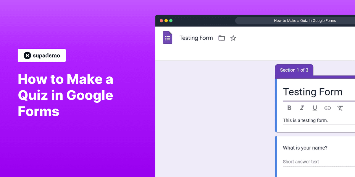 How to Make a Quiz in Google Forms