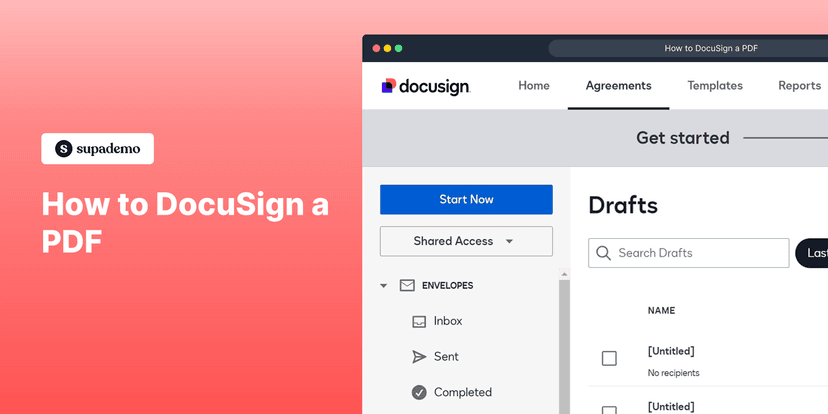 How to DocuSign a PDF | Supademo Blog