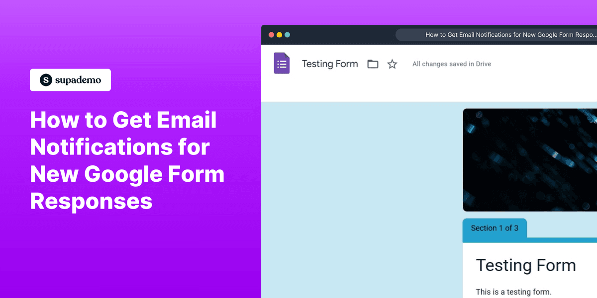 How to Get Email Notifications for New Google Form Responses