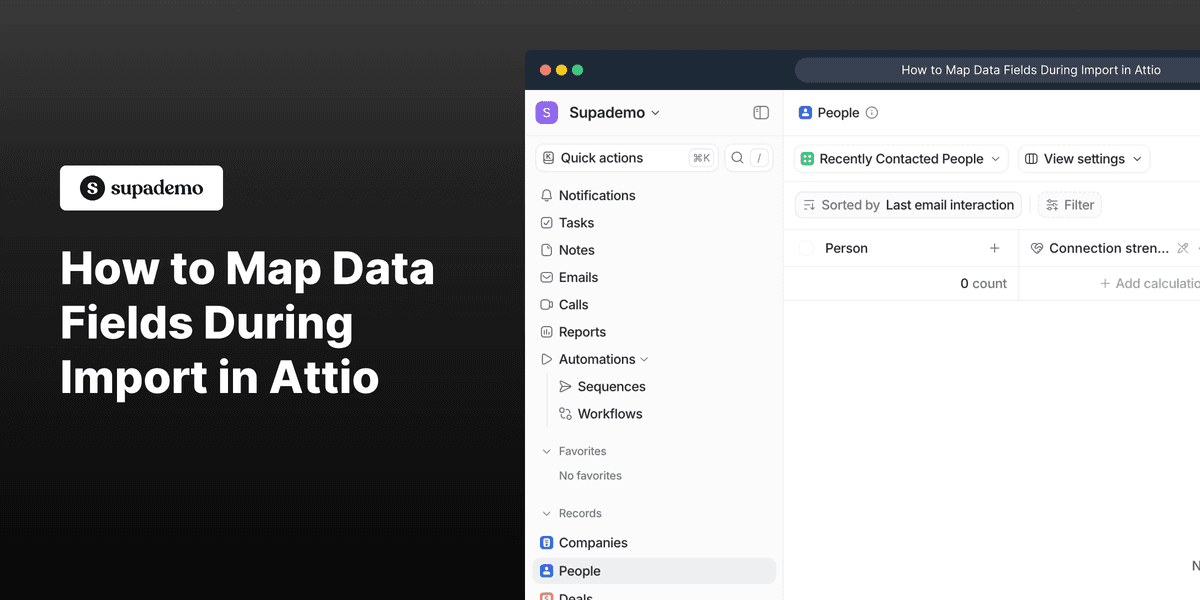 How to Map Data Fields During Import in Attio
