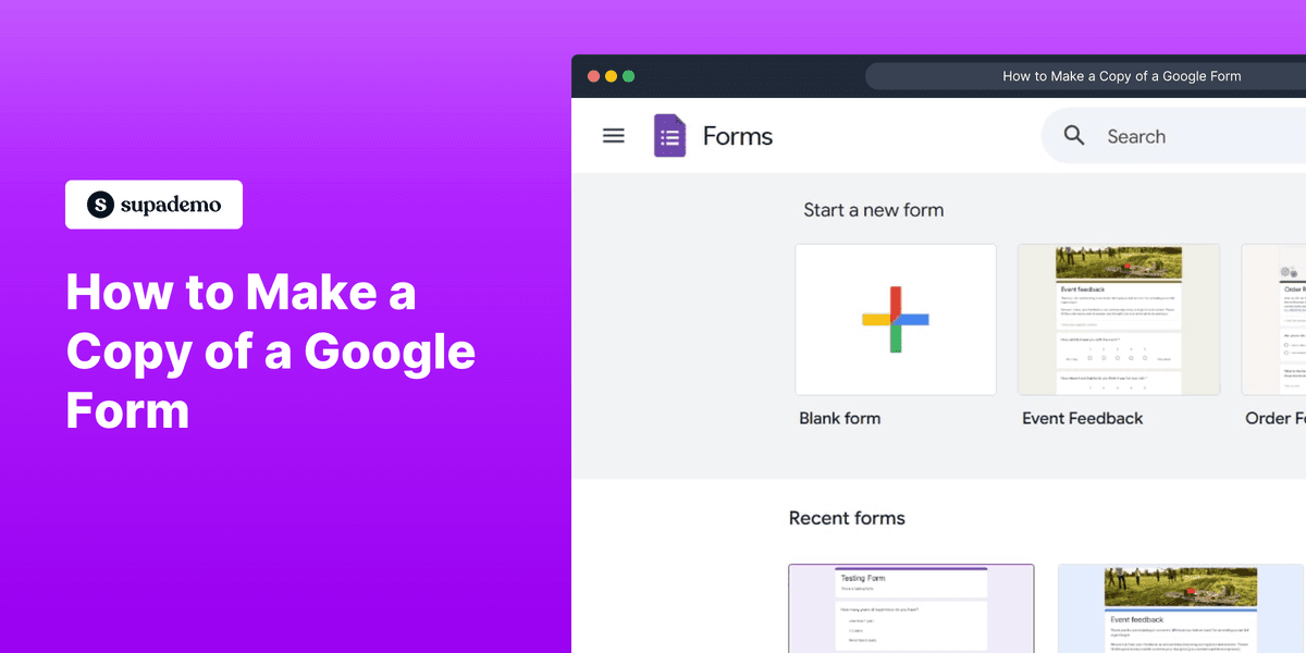 How to Make a Copy of a Google Form