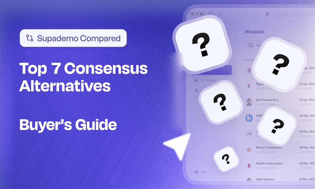 Top 7 Consensus Alternatives