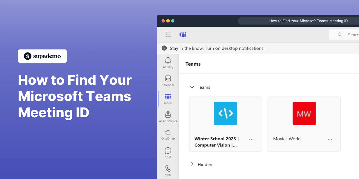 How to Find Your Microsoft Teams Meeting ID