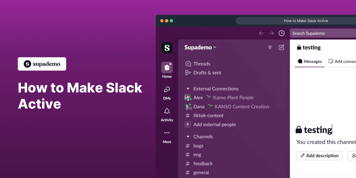 How to Make Slack active