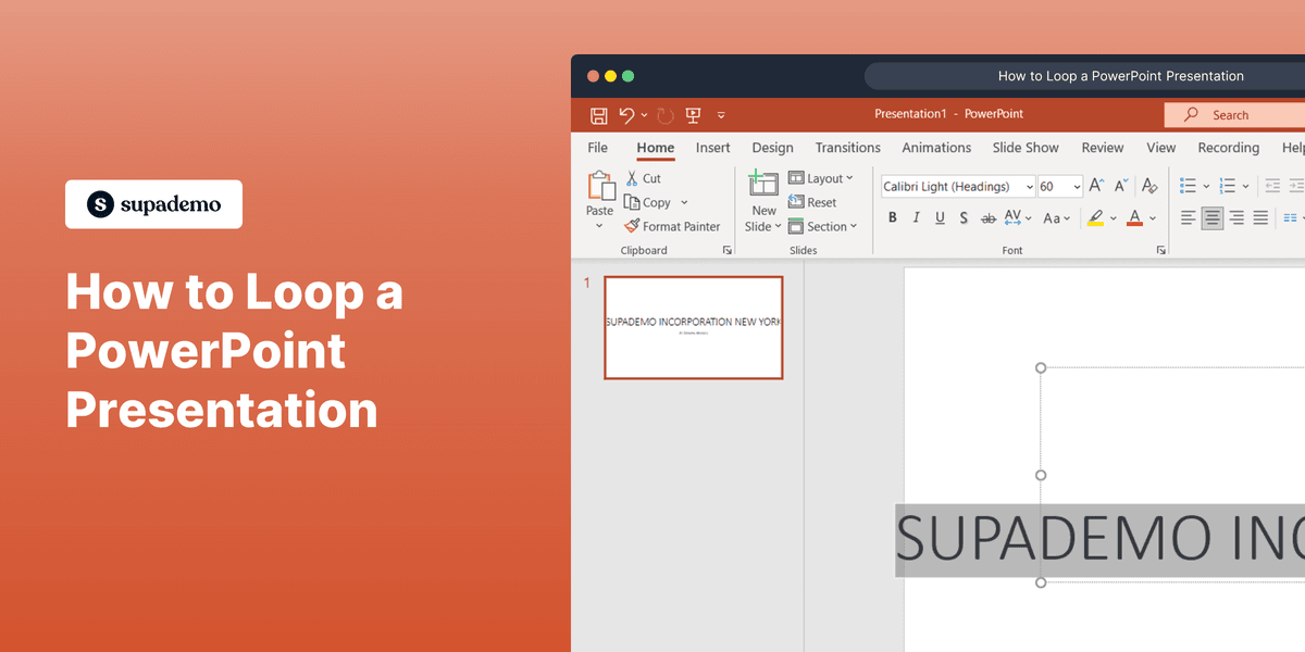 How to Loop a PowerPoint Presentation