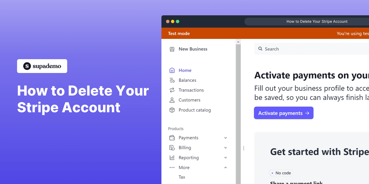 How to Delete Your Stripe Account