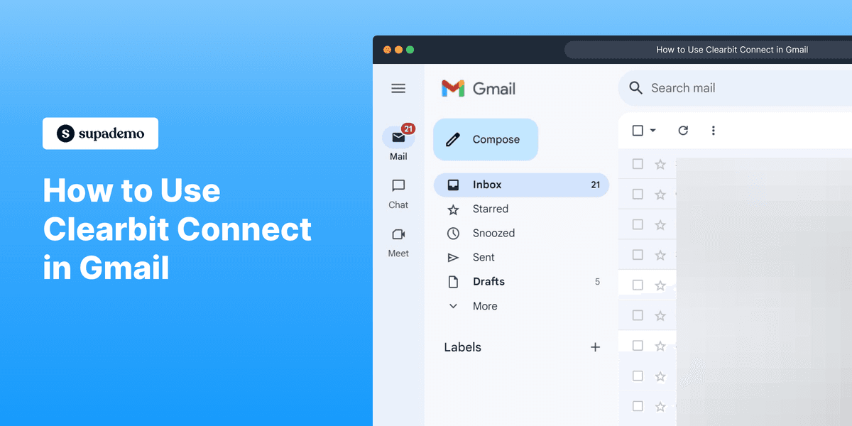 How to Use Clearbit Connect in Gmail