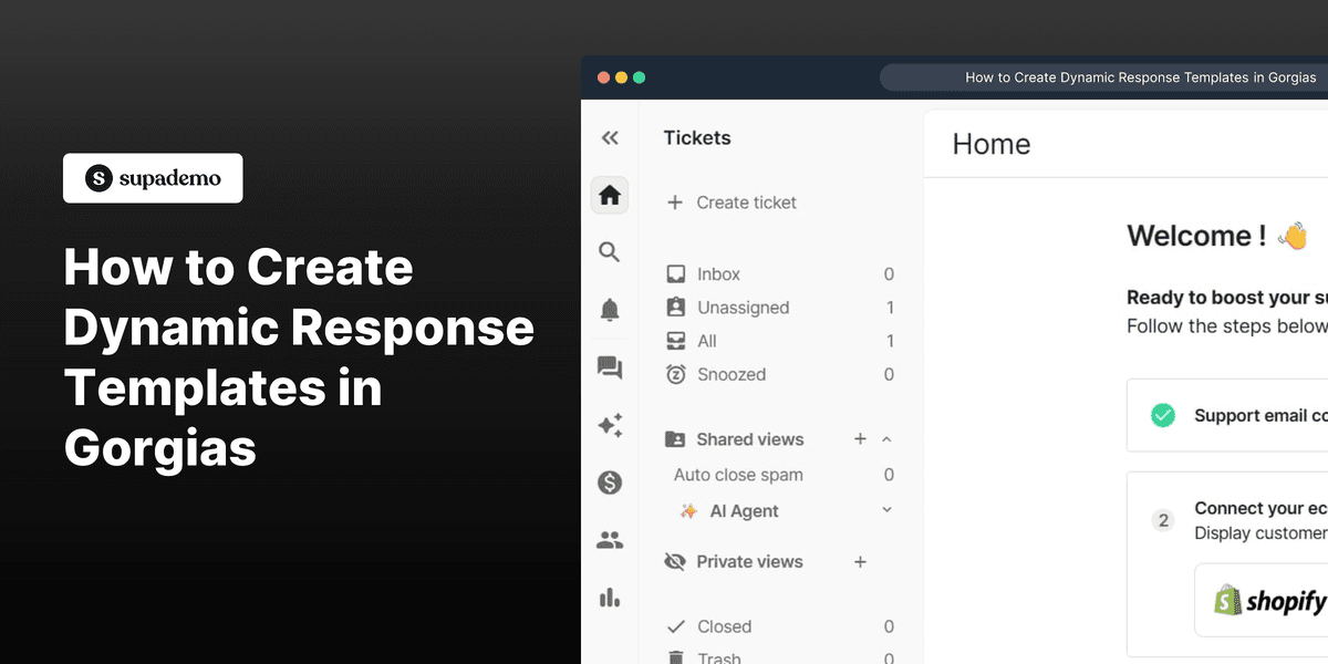 How to Create Dynamic Response Templates in Gorgias