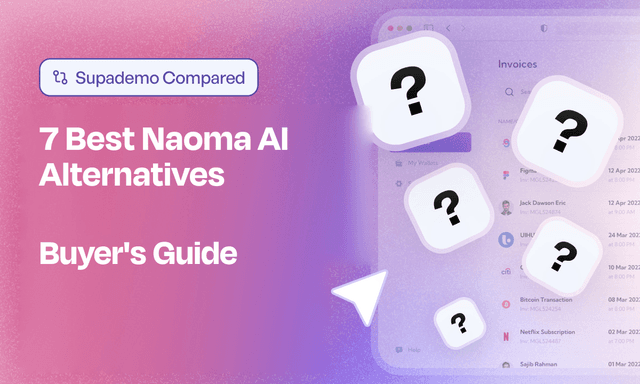 7 Best Naoma AI Alternatives — compared by Supademo