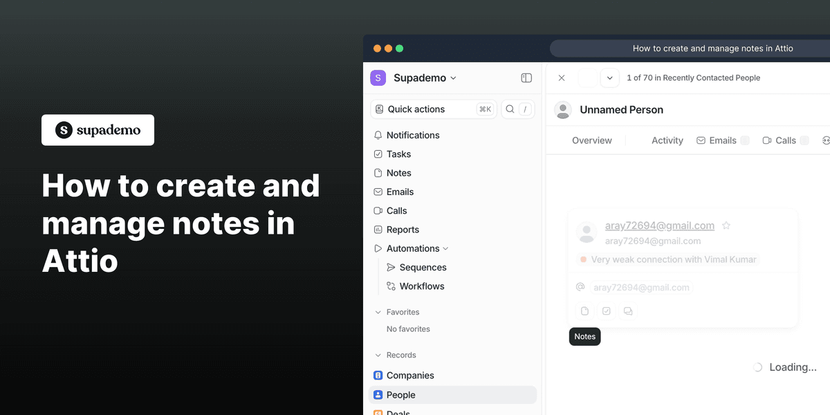 How to Create and Manage Notes in Attio
