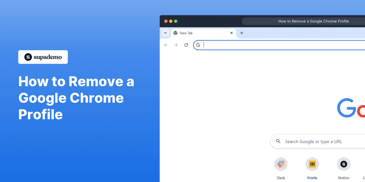 How to Remove a Google Chrome Profile
