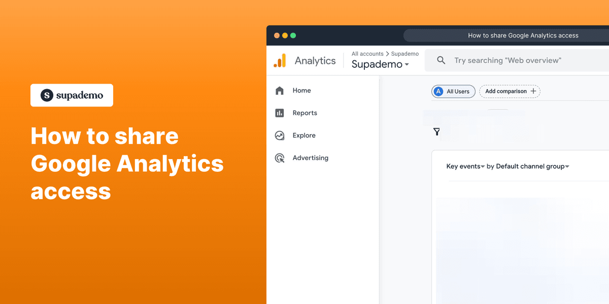 How to share Google Analytics access