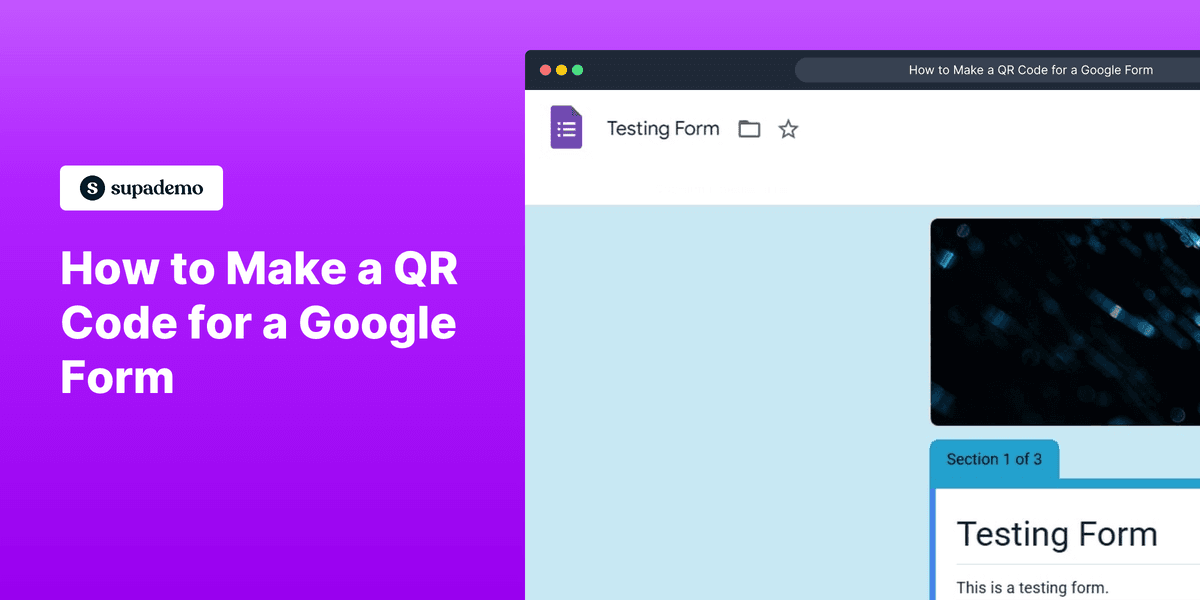 How to Make a QR Code for a Google Form