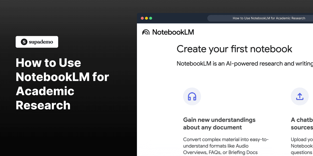 How to Use NotebookLM for Academic Research
