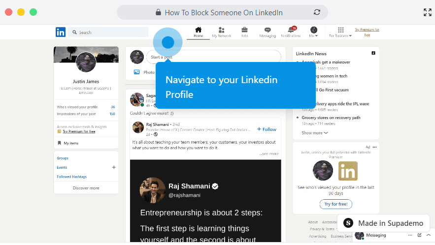 How To Block Someone On LinkedIn