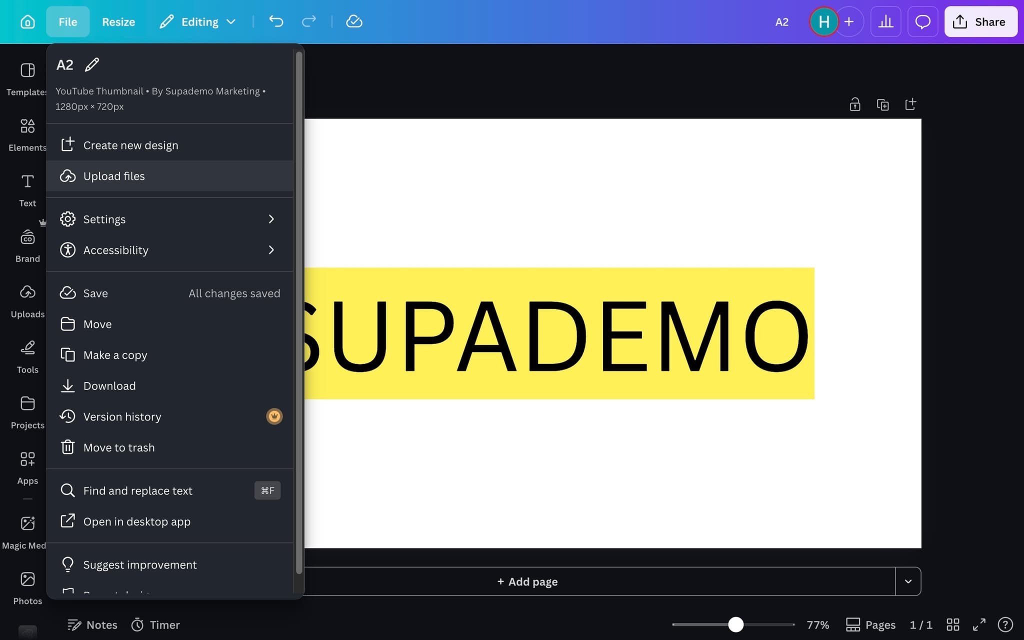 Review the imported content