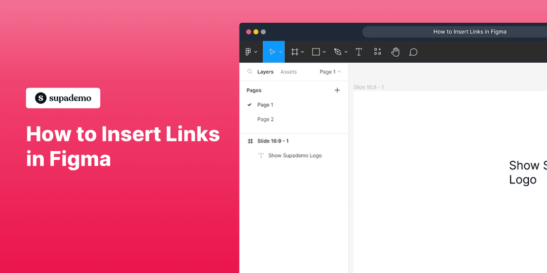 How To Add In Figma How to Add Link in Figma | Supademo Blog