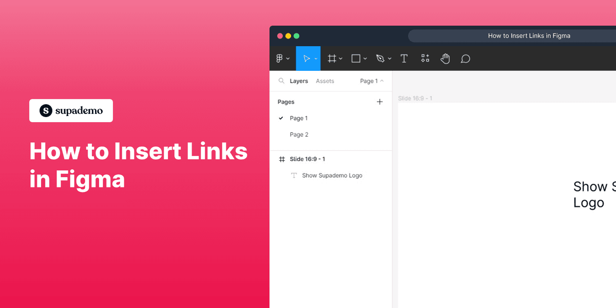 How to Add Link in Figma | Supademo Blog
