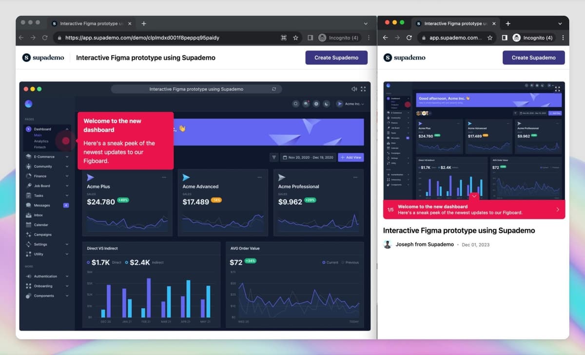 How to Create a Figma Interactive Prototype (2026 Guide) | Supademo Blog