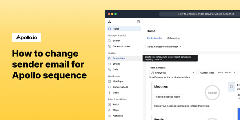 Apollo Email Alias How to change sender email for Apollo sequence | Supademo Blog