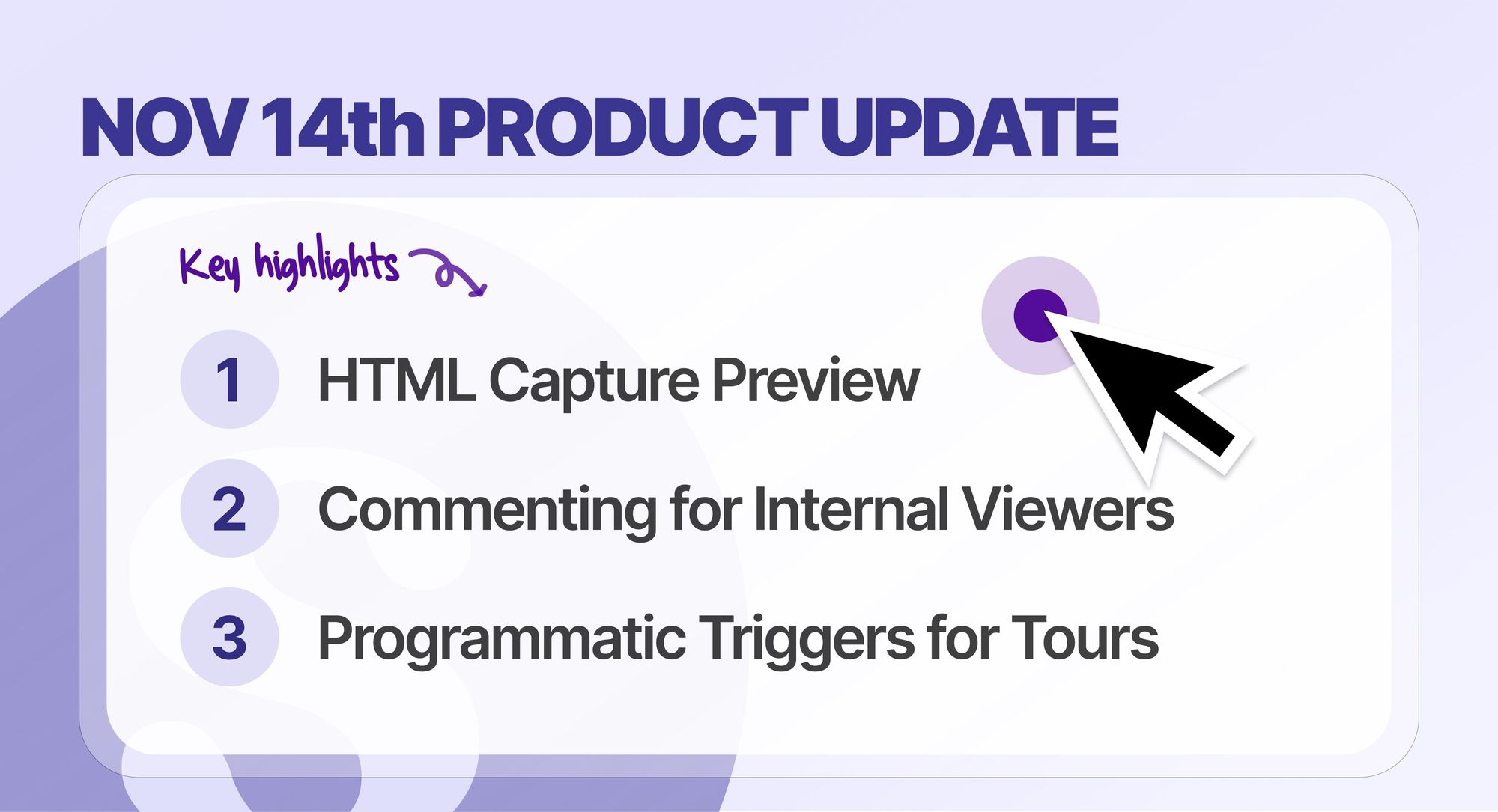 HTML Capture Preview, Internal Viewer Commenting, and Usability Improvements