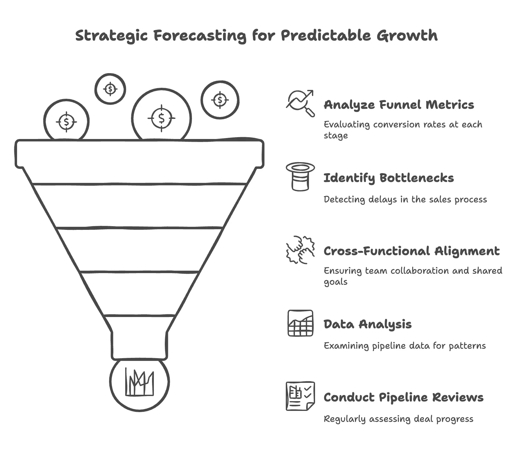 An overview of what strategic forecasting consist of to ensure predictable growth.