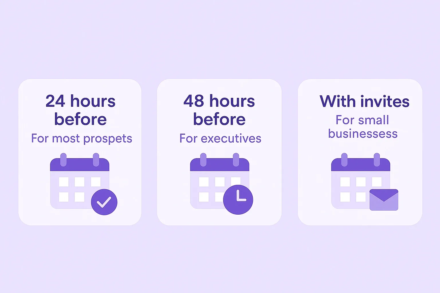 The best times to send a product demo agenda invite