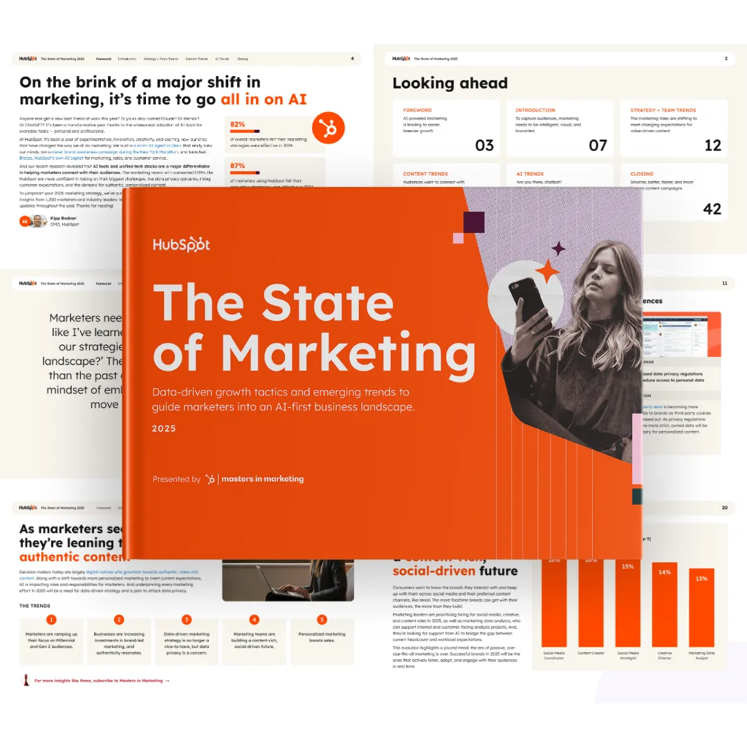 Every year, HubSpot drops a beautifully packaged, data-heavy State of Marketing report