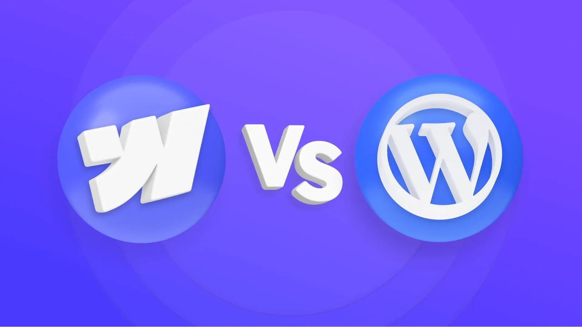 Webflow directly addresses the “Which one should I choose?” question by producing comparison pages