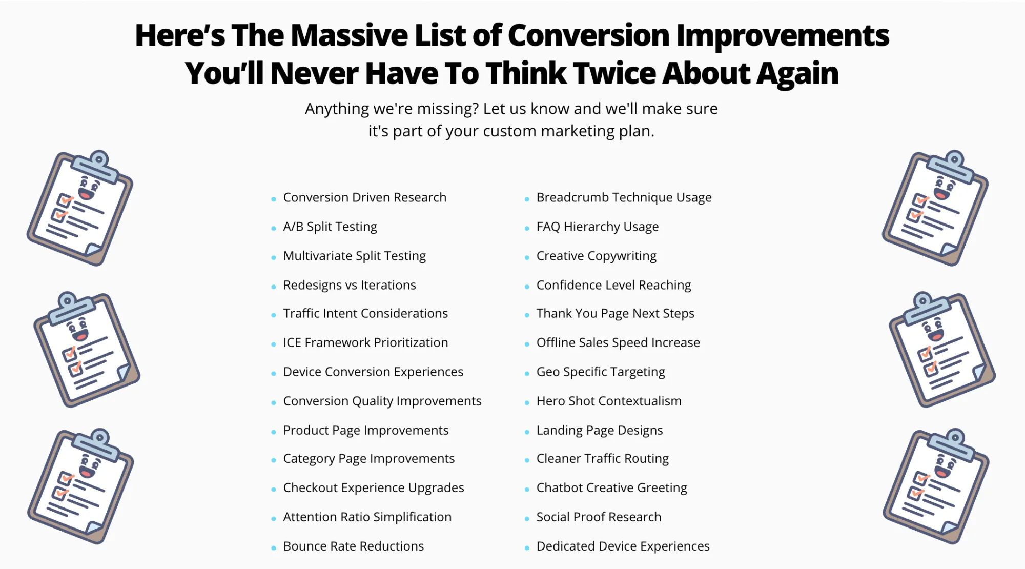 KlientBoost offers free landing page audits where a CRO expert records a video teardown with actionable feedback