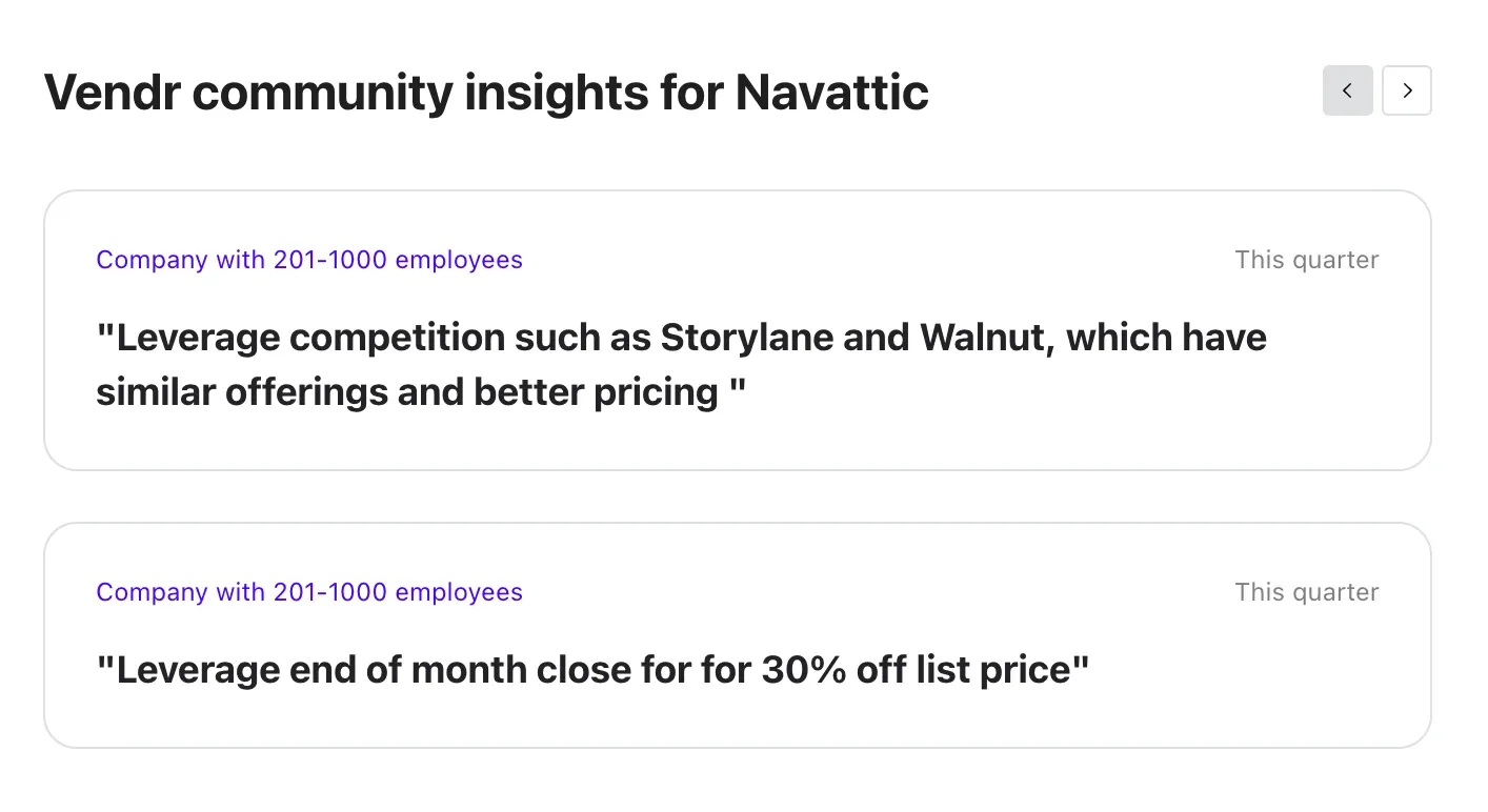 Navattic discount tips using competitor leverage and timing strategies