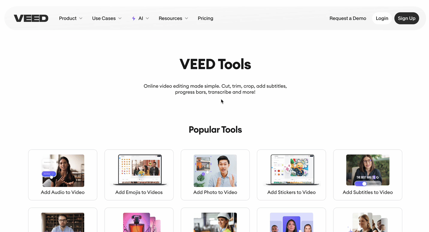 Veed free tools