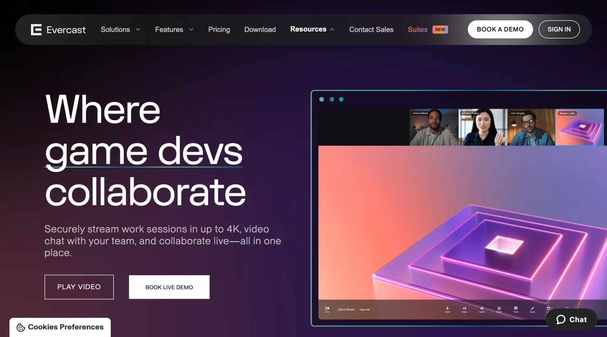 Evercast lets teams collaborate securely and live
