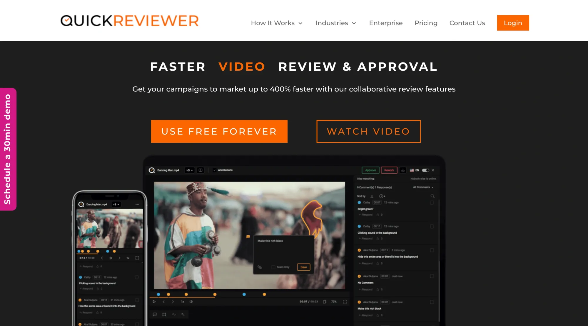 Collaborate on creative edits faster using QuickReviewer