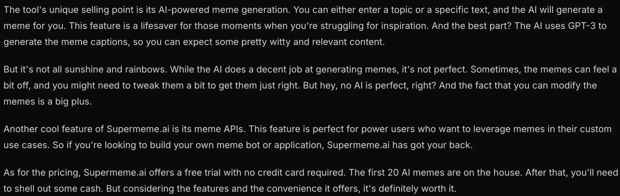 supermeme.ai uses AI to generate brand-relevant memes