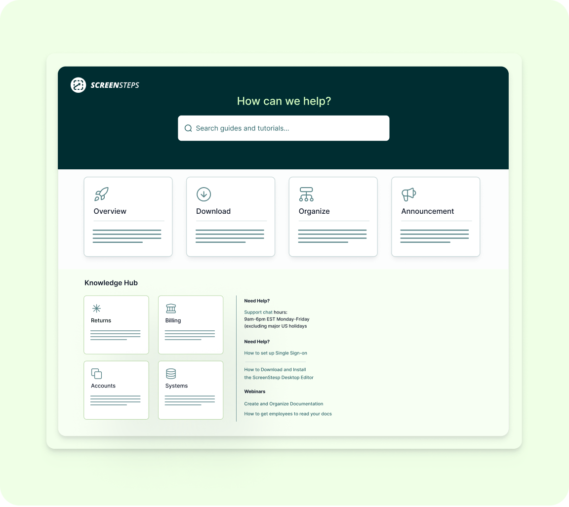 ScreenSteps product screenshot