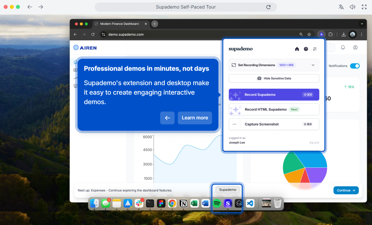 Supademo promotes interactive learning with clickable demos