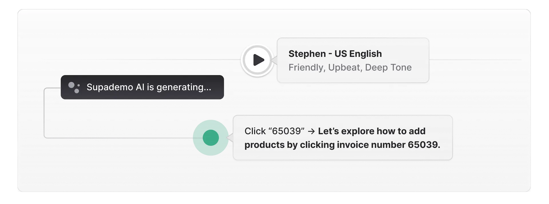 Supademo comes with AI-powered capabilities to speed up demo creation 